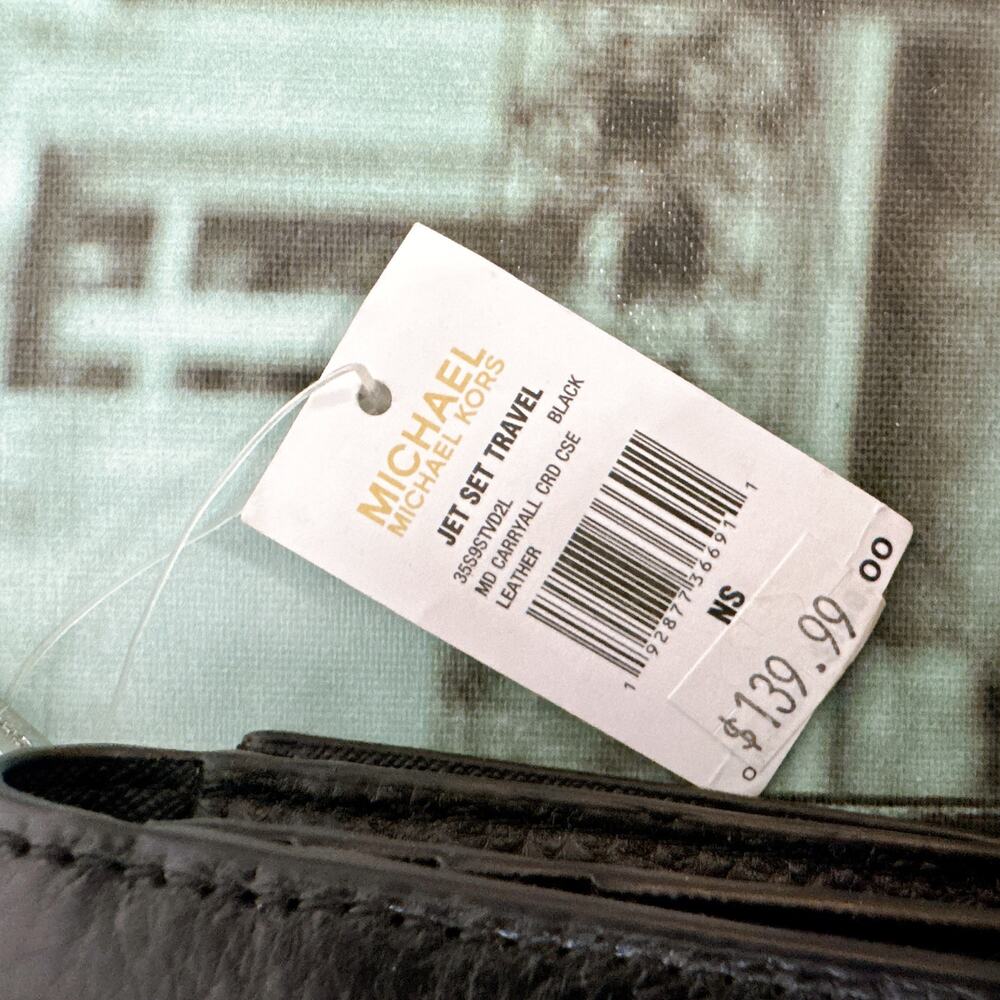 Michael Kors 35S9STVD2L Jet Set Medium Leather Card Case Wallet: - Picture 8 of 8